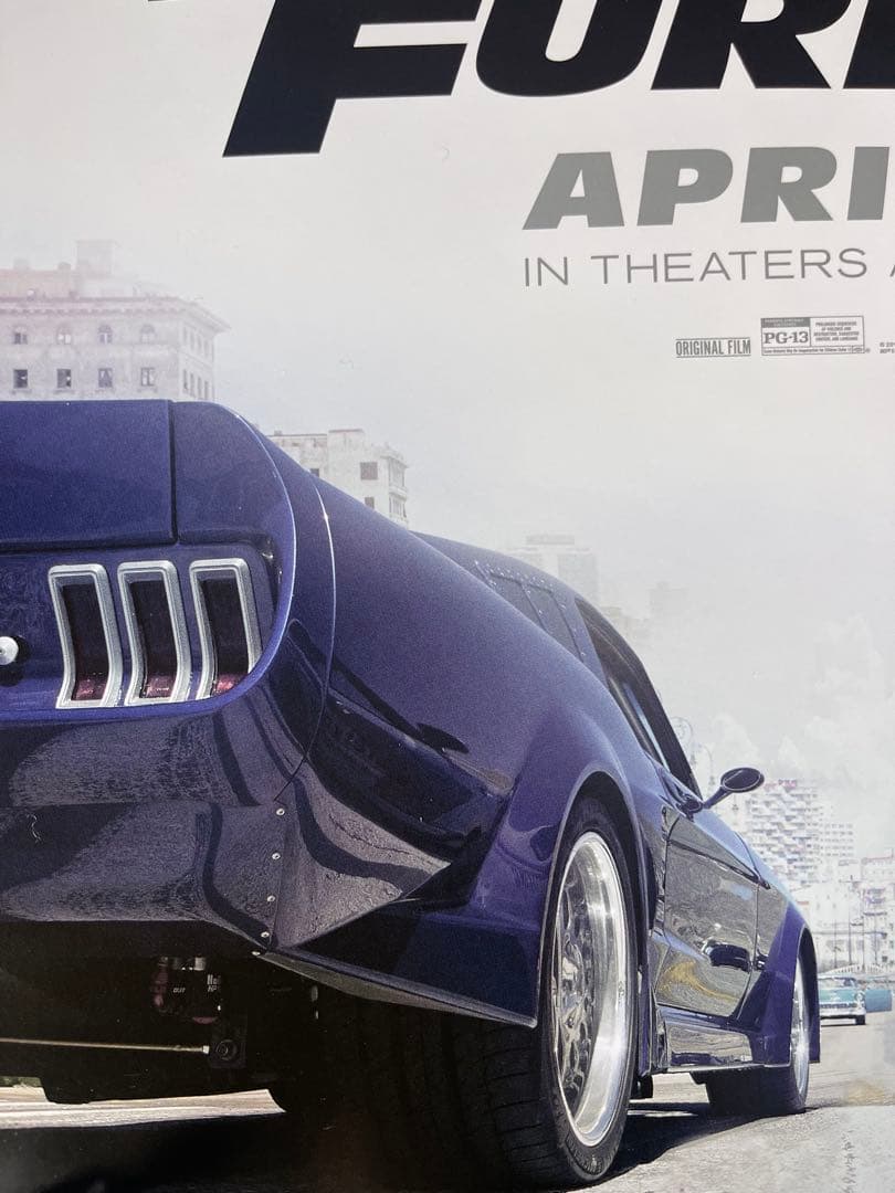 枚数限定*映画館用片面印刷ポスターUS版: ワイルドスピード ICEBREAK