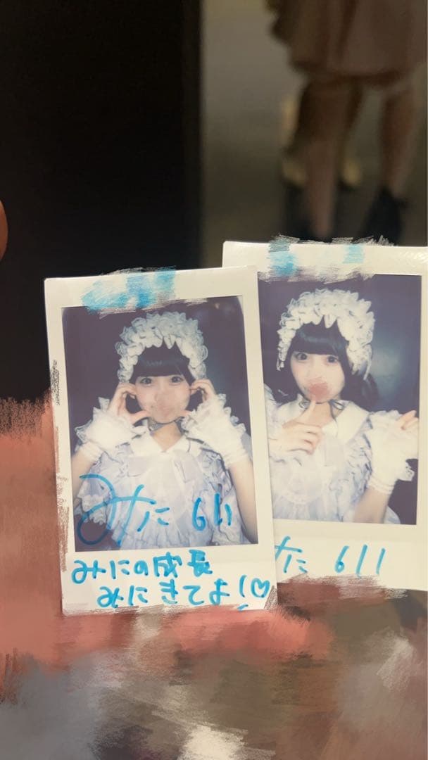 虹羽みに サイン チェキ - メルカリ