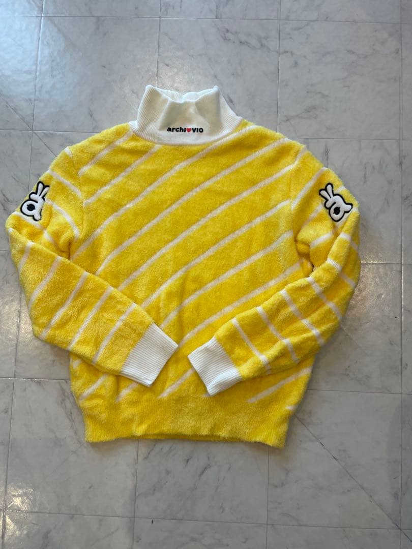 アルチビオセーター メンズ】素材切替星柄ニット|アルチビオ-アウトレット- - ゴルフウェア