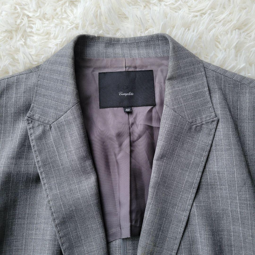 大きいサイズ☆iCB Complete パンツスーツ セレモニー グレー 13号