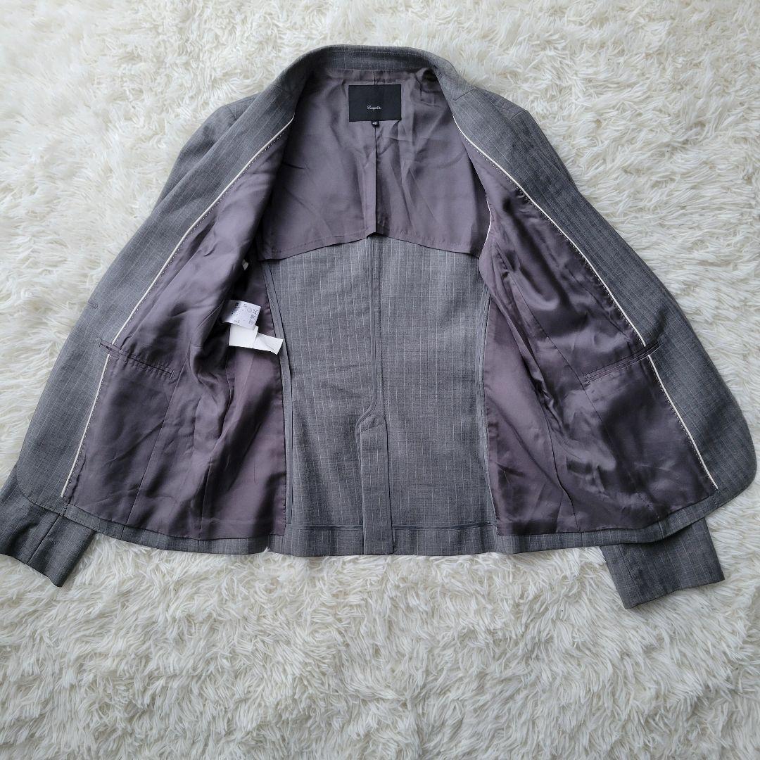 大きいサイズ☆iCB Complete パンツスーツ セレモニー グレー 13号