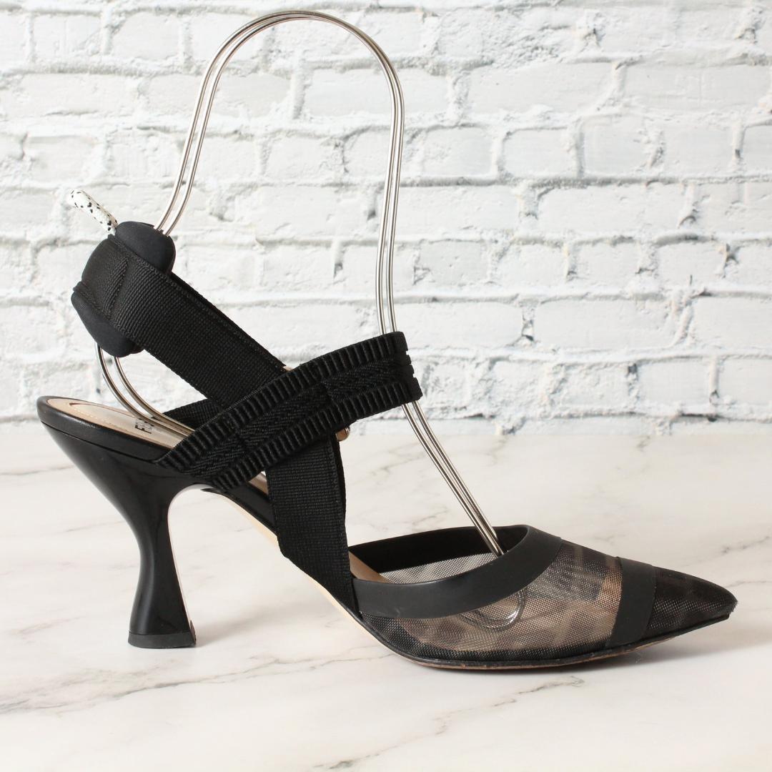 ✨極美品✨ 現行 フェンディ コリブリ ハイヒール FFメッシュ 24.5cm