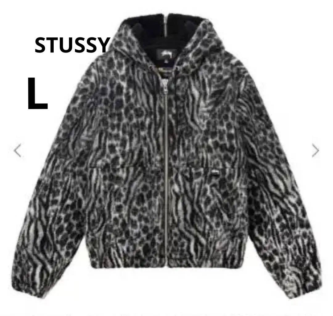 即完売】Stussy レオパード フリース ジャケット - メルカリ