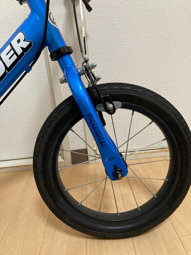 神戸市引取限定】STRIDER 14X ストライダー キッズバイク 子供 青