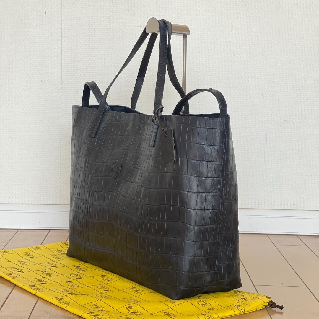 【極美品・定価101,200円】フェリージ 11-91/SA クロコ