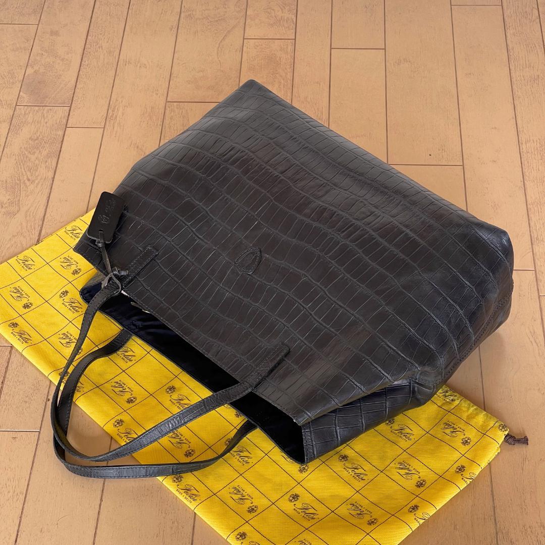 【極美品・定価101,200円】フェリージ 11-91/SA クロコ