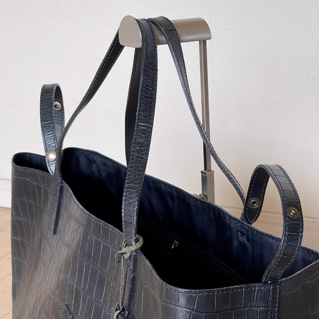 【極美品・定価101,200円】フェリージ 11-91/SA クロコ