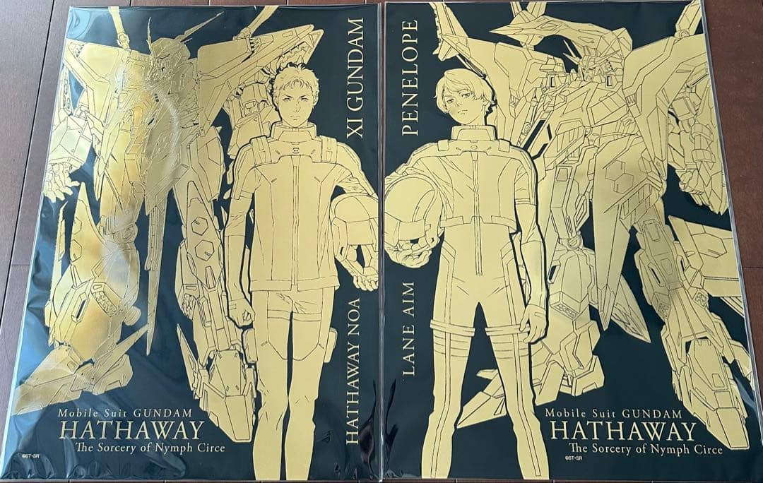 機動戦士ガンダム 閃光のハサウェイ A3 箔押し ポスター 2種セット