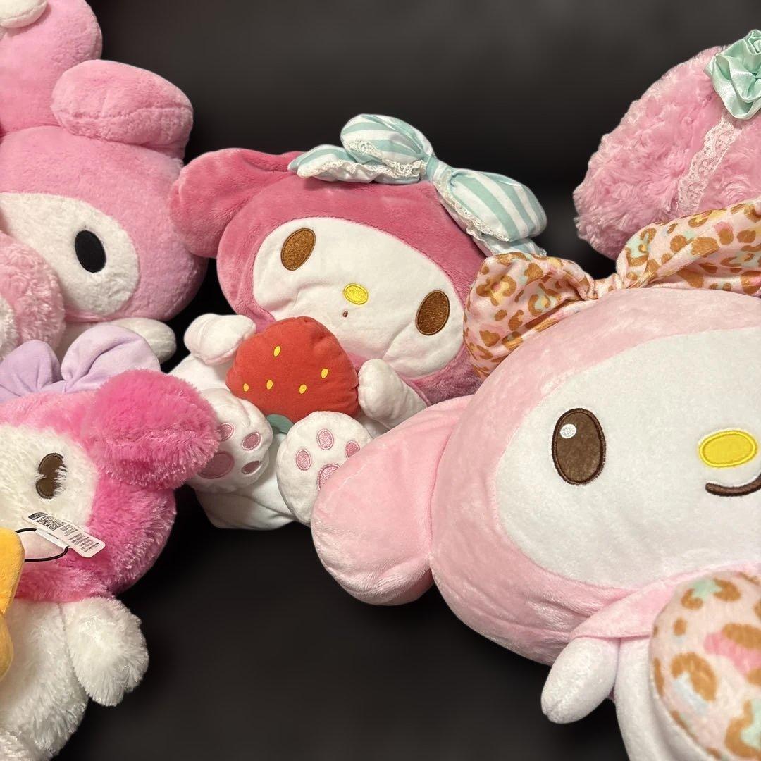 180サイズぱんぱん　大量　マイメロ　ナガノ　コラボ　ぬいぐるみ　まとめ売り