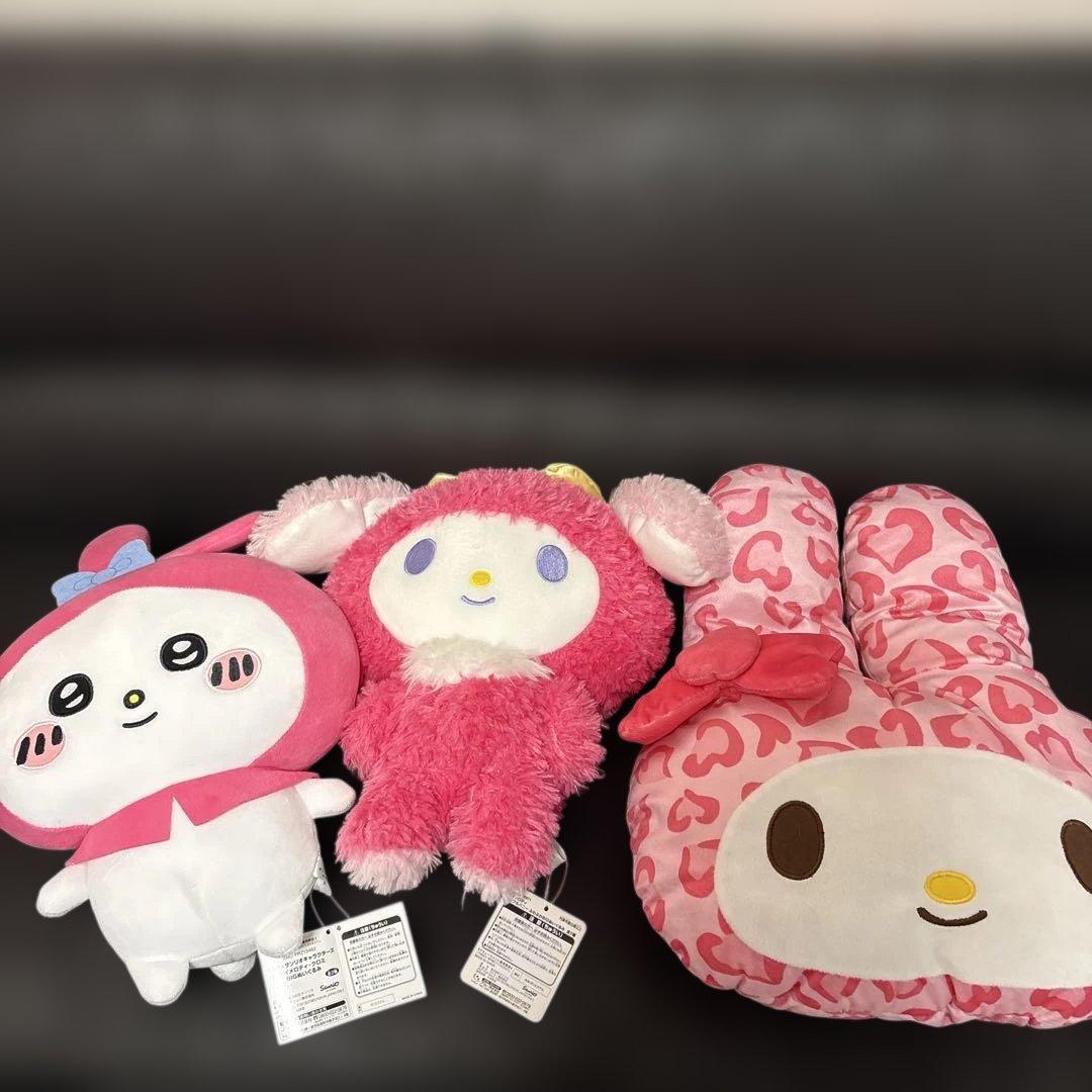 180サイズぱんぱん　大量　マイメロ　ナガノ　コラボ　ぬいぐるみ　まとめ売り