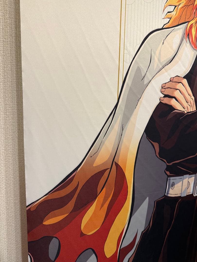 鬼滅の刃 柱展 キービジュアル等身大タペストリー 煉獄杏寿郎