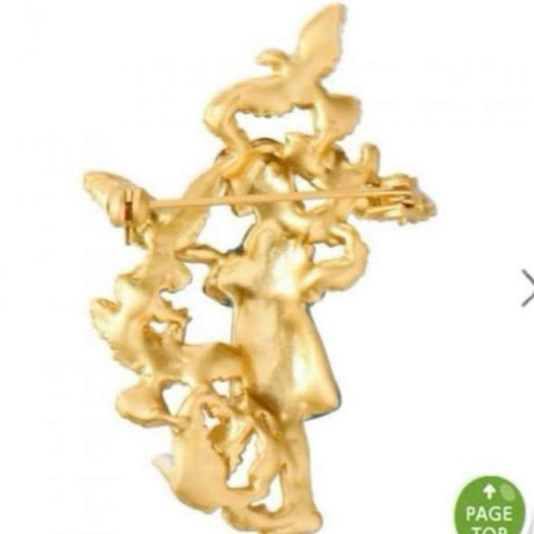 天空の城ラピュタ ブローチ シータと白い鳩　パルナートポック