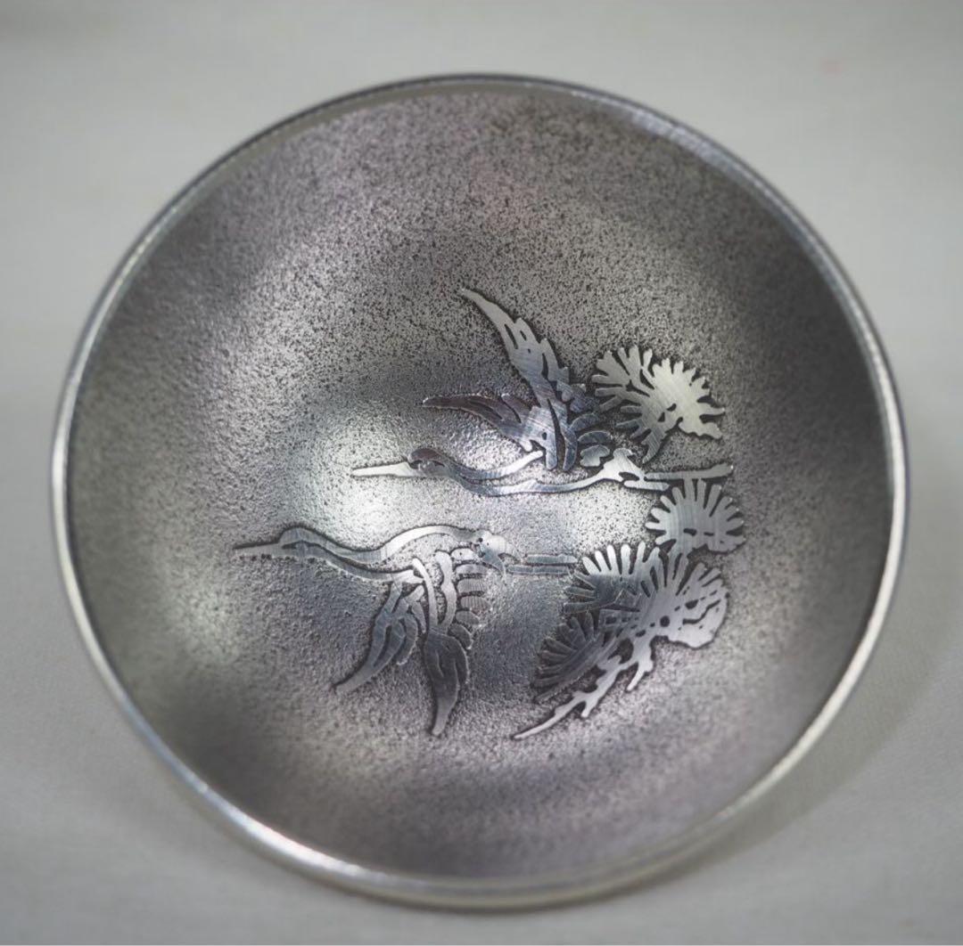 送料無料 薩摩錫器 登六作 薩摩岩切正錫酒器 重さ682g 未使用・共箱