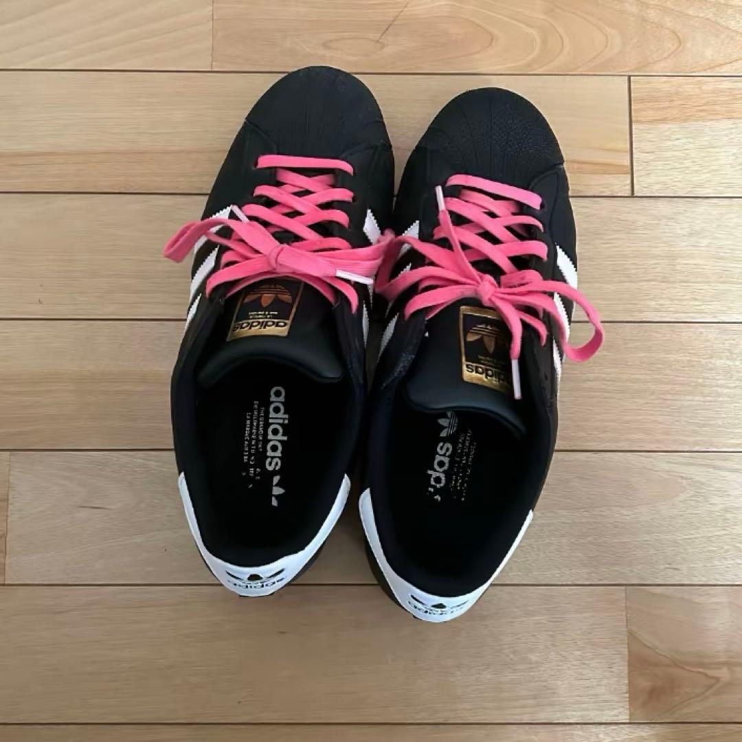 superstar スーパースター ピンク紐 - メルカリ