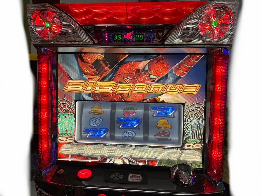 【配送料込み・引取可能】パチスロ スパイダーマン3 実機