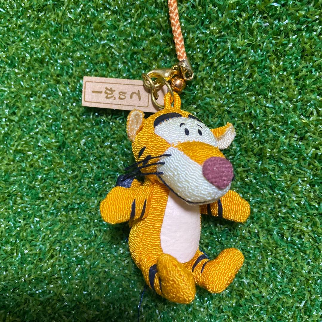 東京ディズニーリゾート ちりめん素材 ティガー ストラップ 新品 匿名