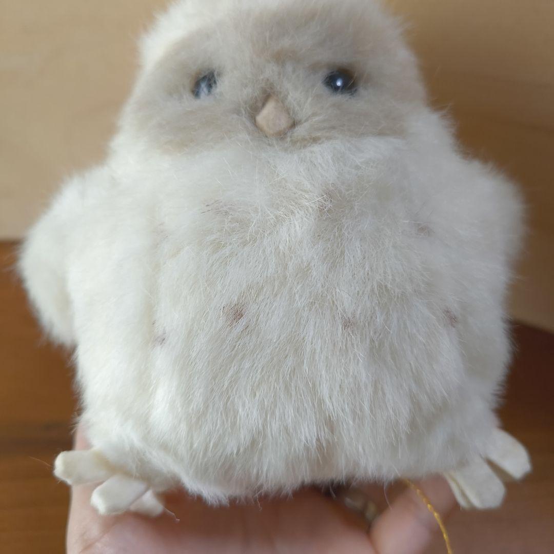 やまね工房 北海道 ふくろうのひな 雛 フクロウ リアル ぬいぐるみ