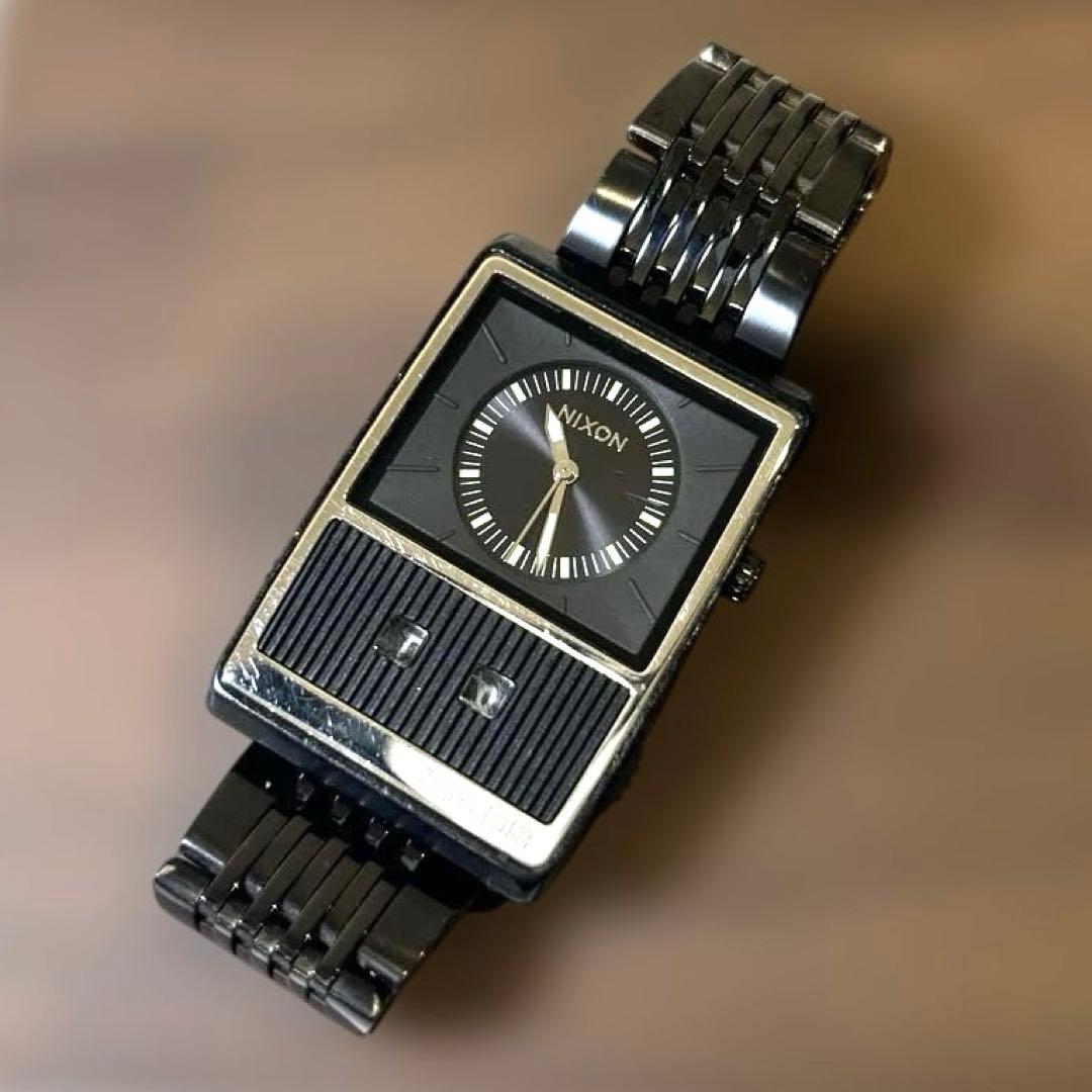 NIXON THE SCORE ブラック ステンレス【ジャンク品】 - メルカリ