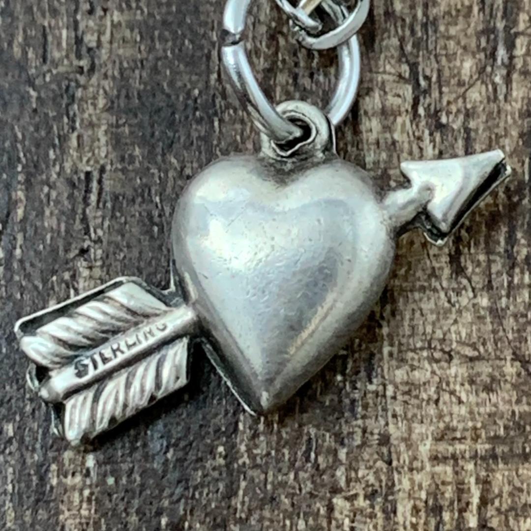 スウィートハートジュエリーアローハート シルバー ヴィンテージ