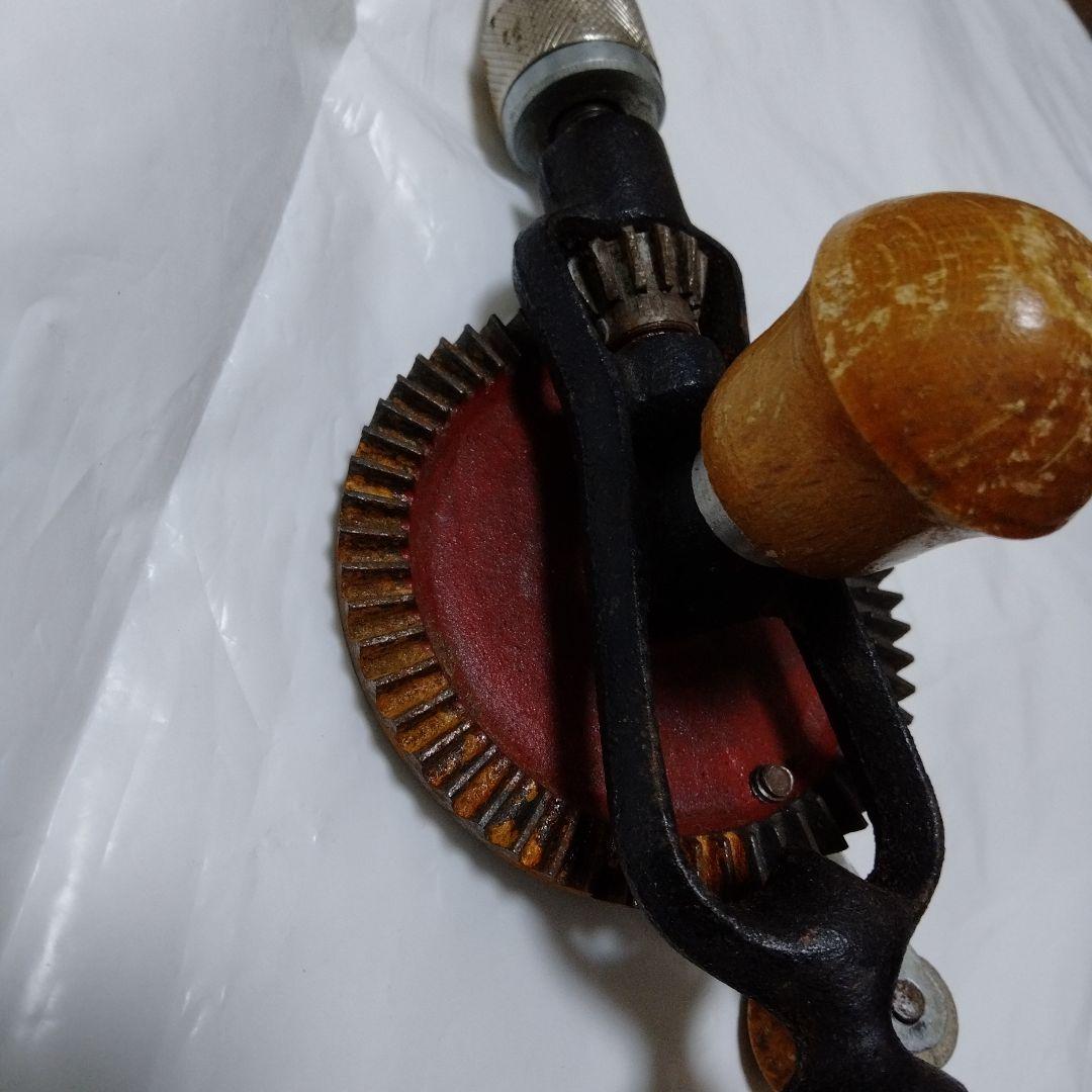 手回しドリル 昭和レトロ 60's-70'sアンティーク 実用可 グラインド