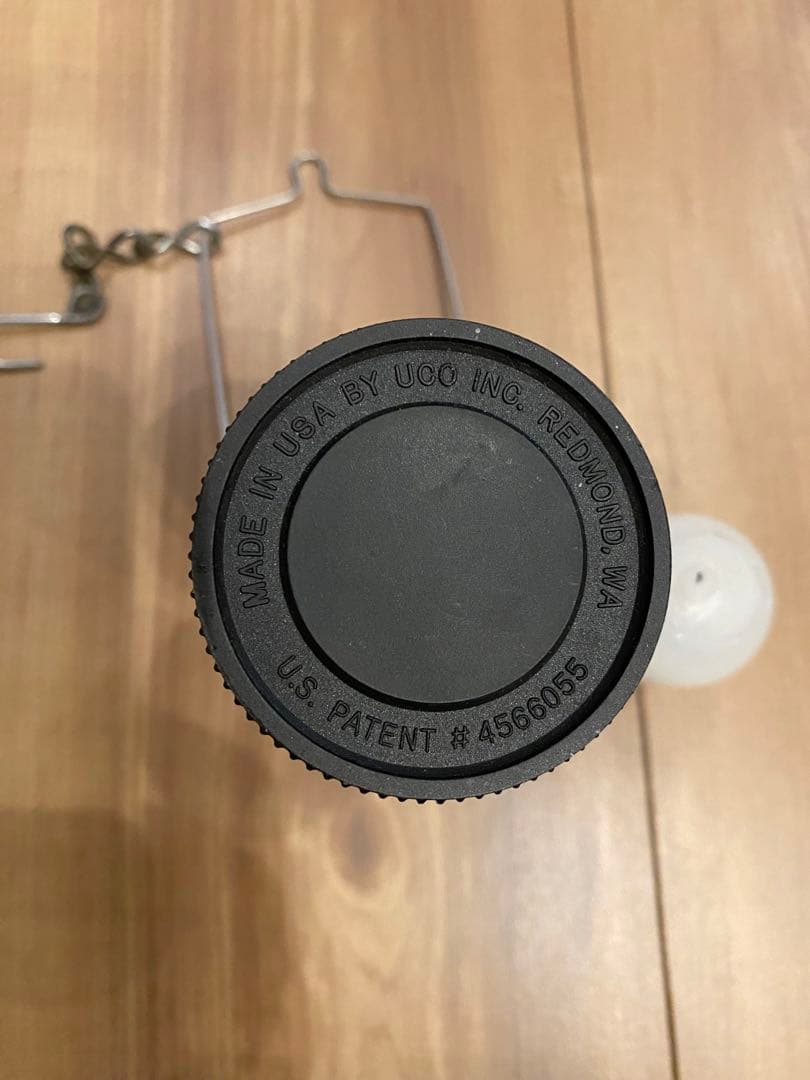 90s USA製 旧ロゴ UCO キャンドルランタン 黒×金 金デカール 希少