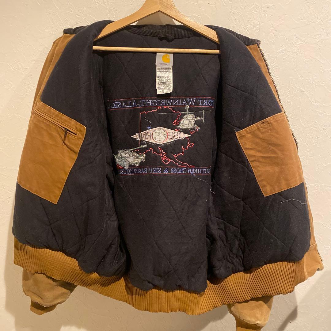 激レアCarhartt カーハート サンタフェ ボンバージャケット - メルカリ
