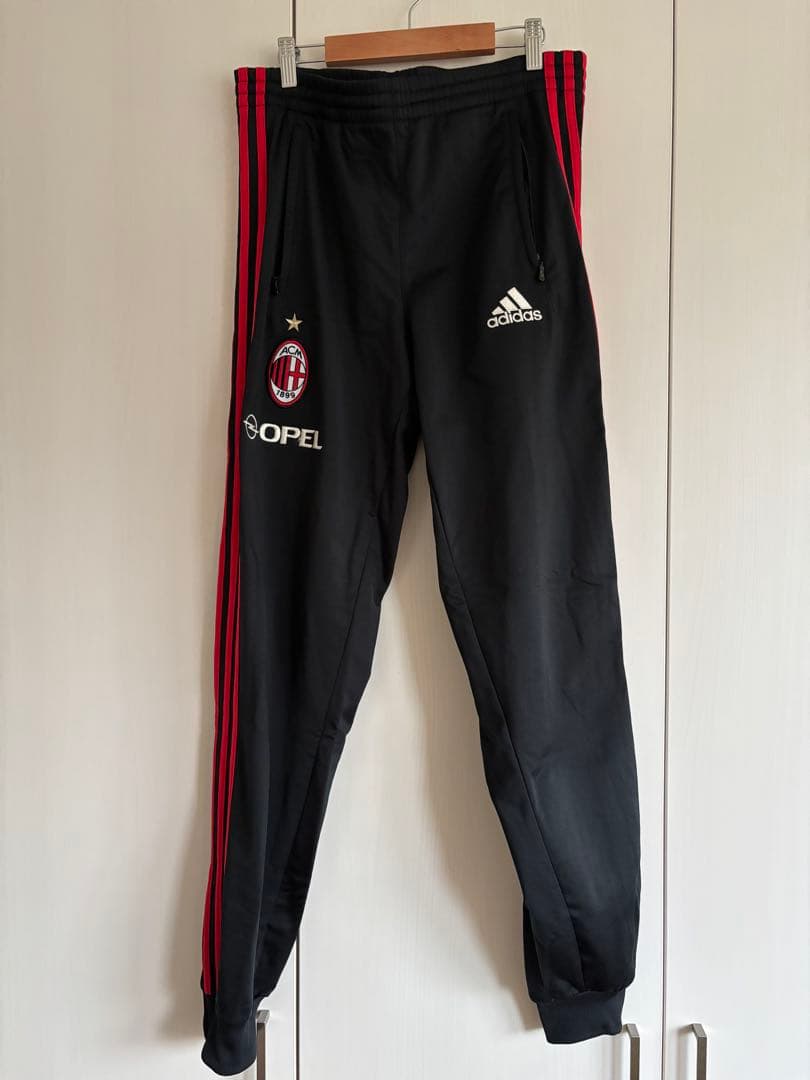 2003-04シーズン ACミラン adidas ジャージ 赤黒 - メルカリ