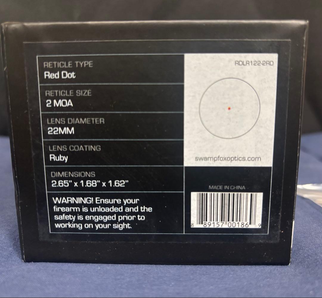 Swampfox Liberator II Mini ダットサイト 実物