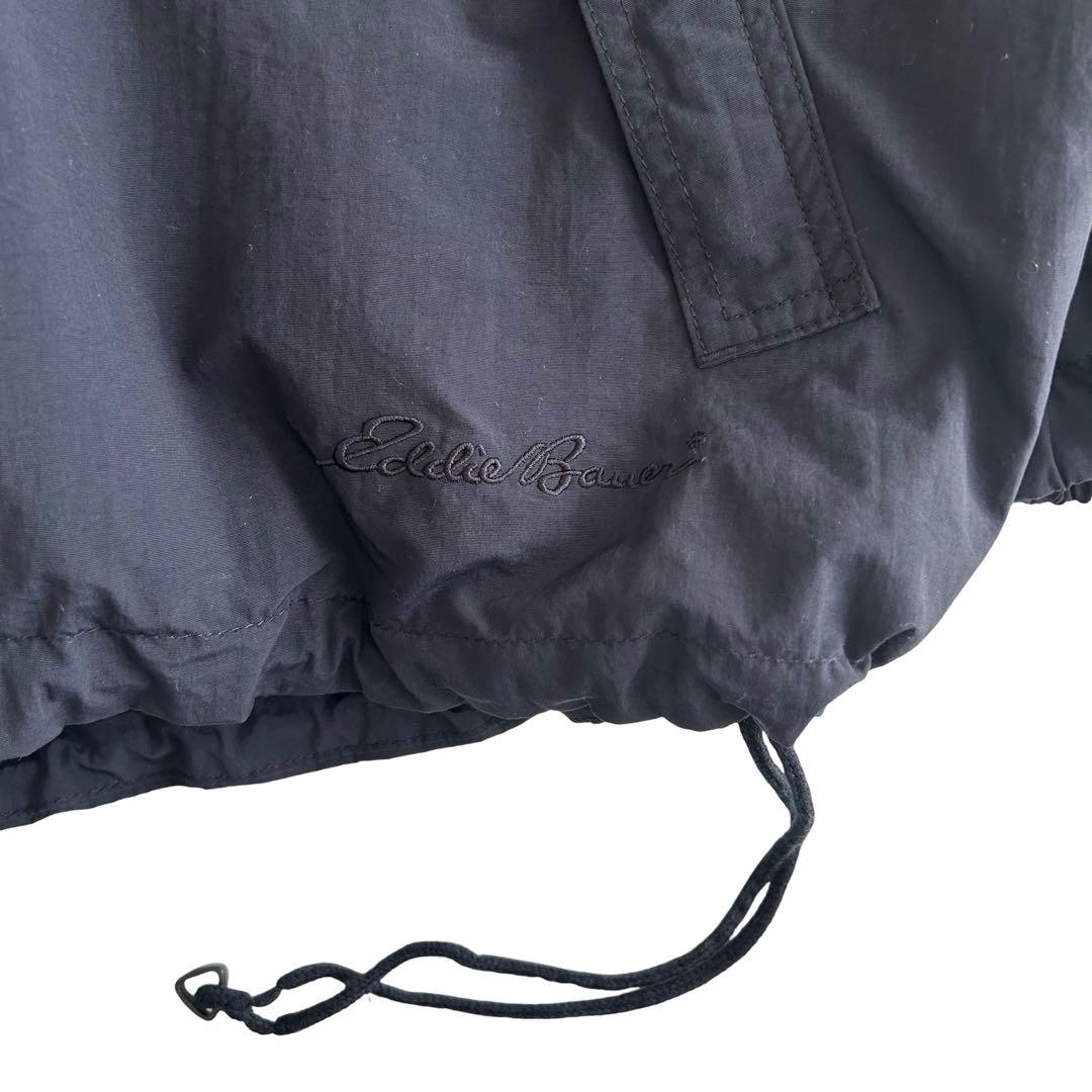 希少】90s エディーバウアー 中綿フリース プルオーバージャケット 短