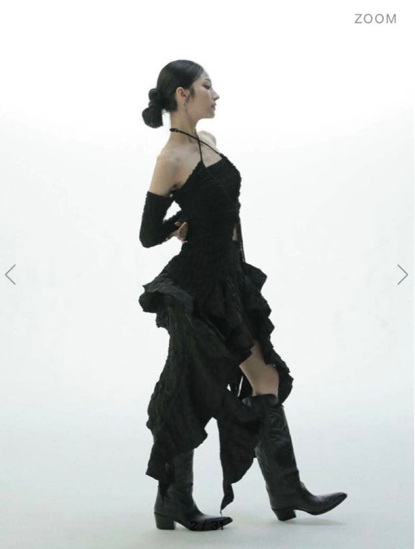 melt the lady fleur mini skirt black S - メルカリ