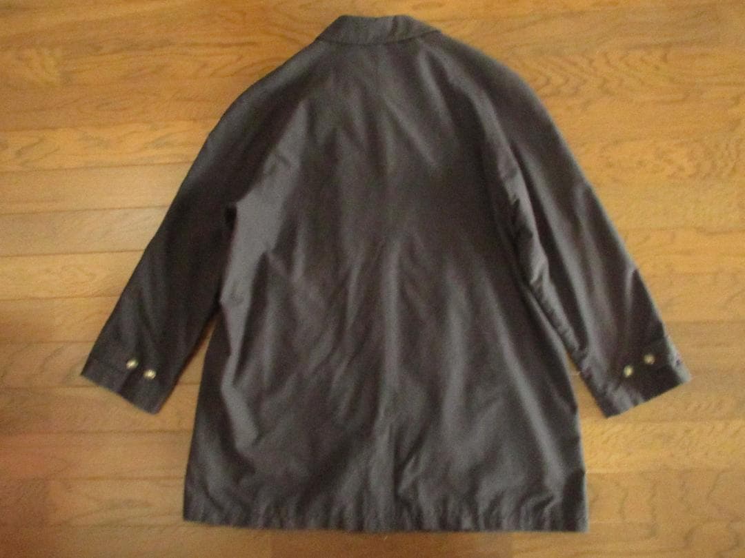 ☆美品ランズエンドLANDS'END'90sステンカラーコートXL46-48黒