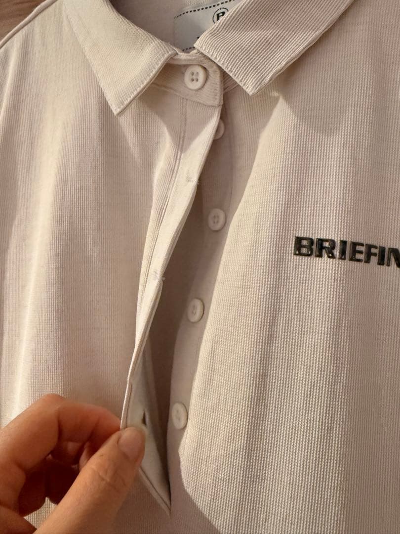 BRIEFING ブリーフィング ポロワンピース M 生成り色 - メルカリ