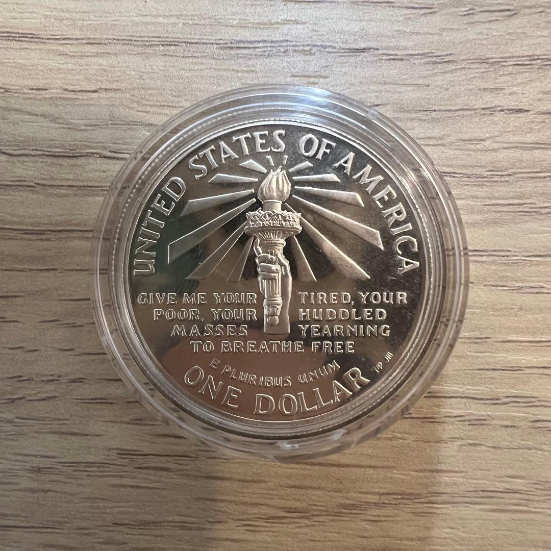 1986年 アメリカ100周年 自由の女神 プルーフ銀貨セット - メルカリ