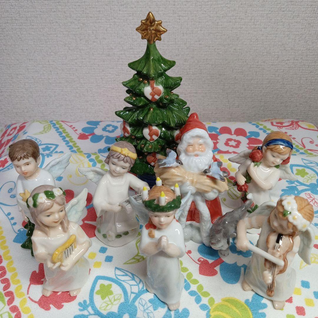 ロイヤルコペンハーゲン クリスマス サンタクロースと6人の天使たち