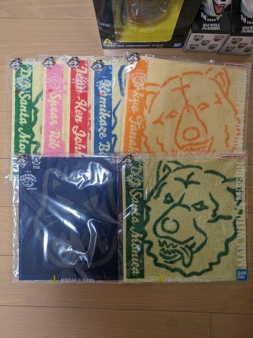 オ*ア様 一番くじ マンウィズ 15th フィギュア フェイスクッション マグネ