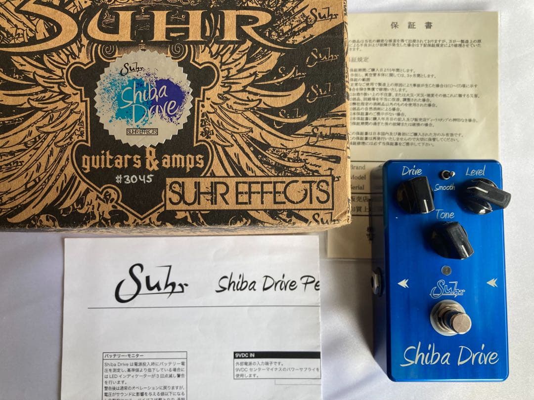 Suhr Shiba Drive ギター オーバードライブペダル