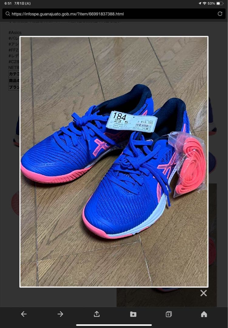 アシックス AsicsバレーボールシューズNTBRNR BLSTC FF 2 楽天市場】アシックス（ASICS）（メンズ、レディース）バレーボール