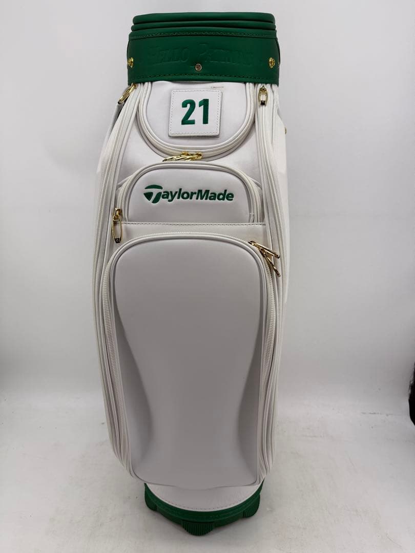 TaylorMade キャディバッグ ホワイト/グリーン21年マスターズ - メルカリ