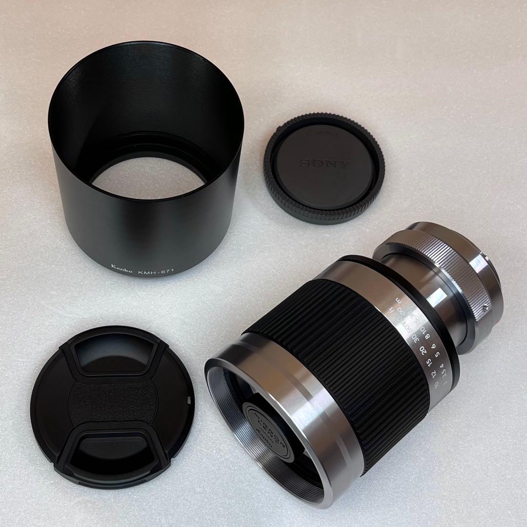 Kenkoミラーレンズ400mmF8 for SONY NEX（メタルフード付） - メルカリ