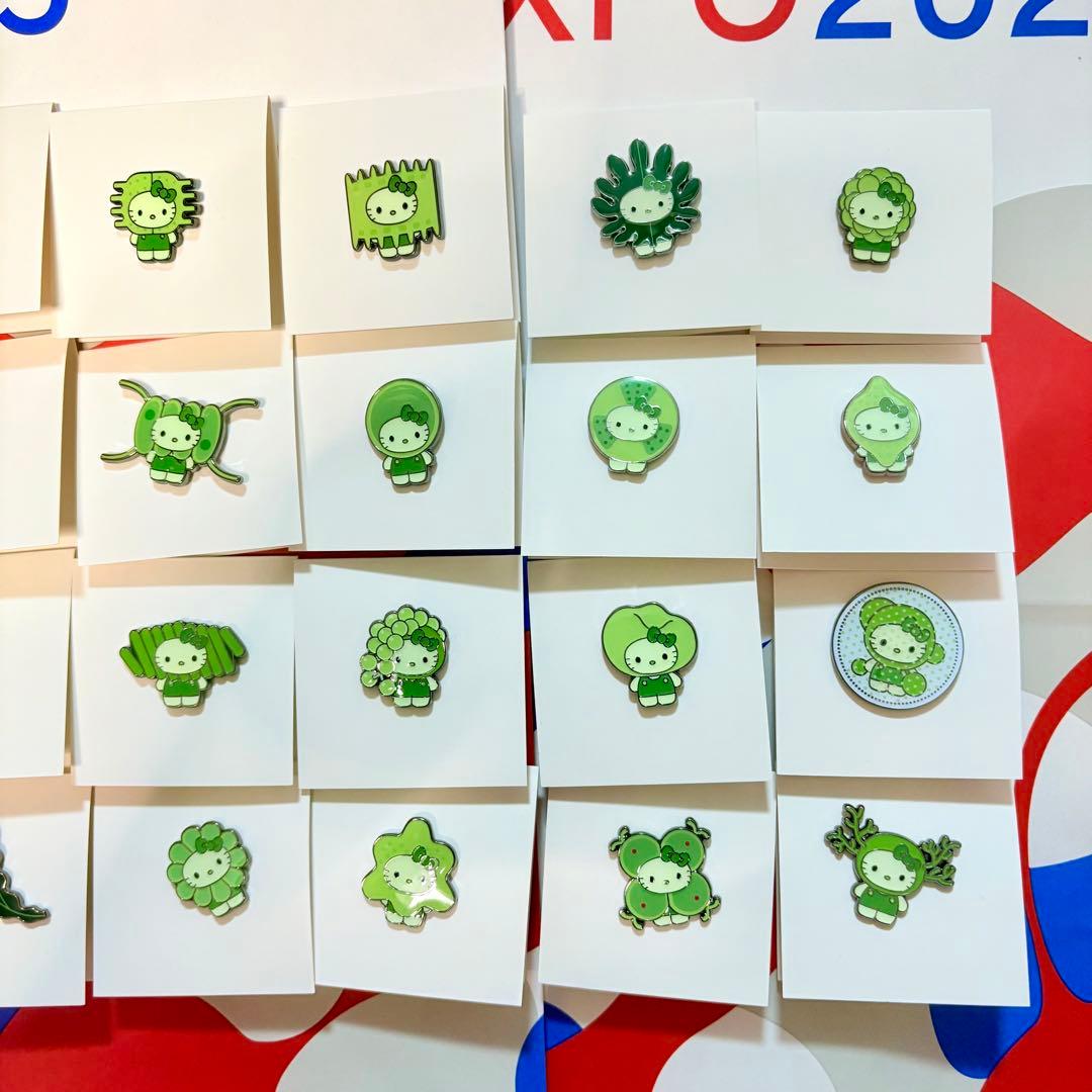 藻キティ　ピンバッジ　コンプリート　32種類　大阪関西万博会場限定品