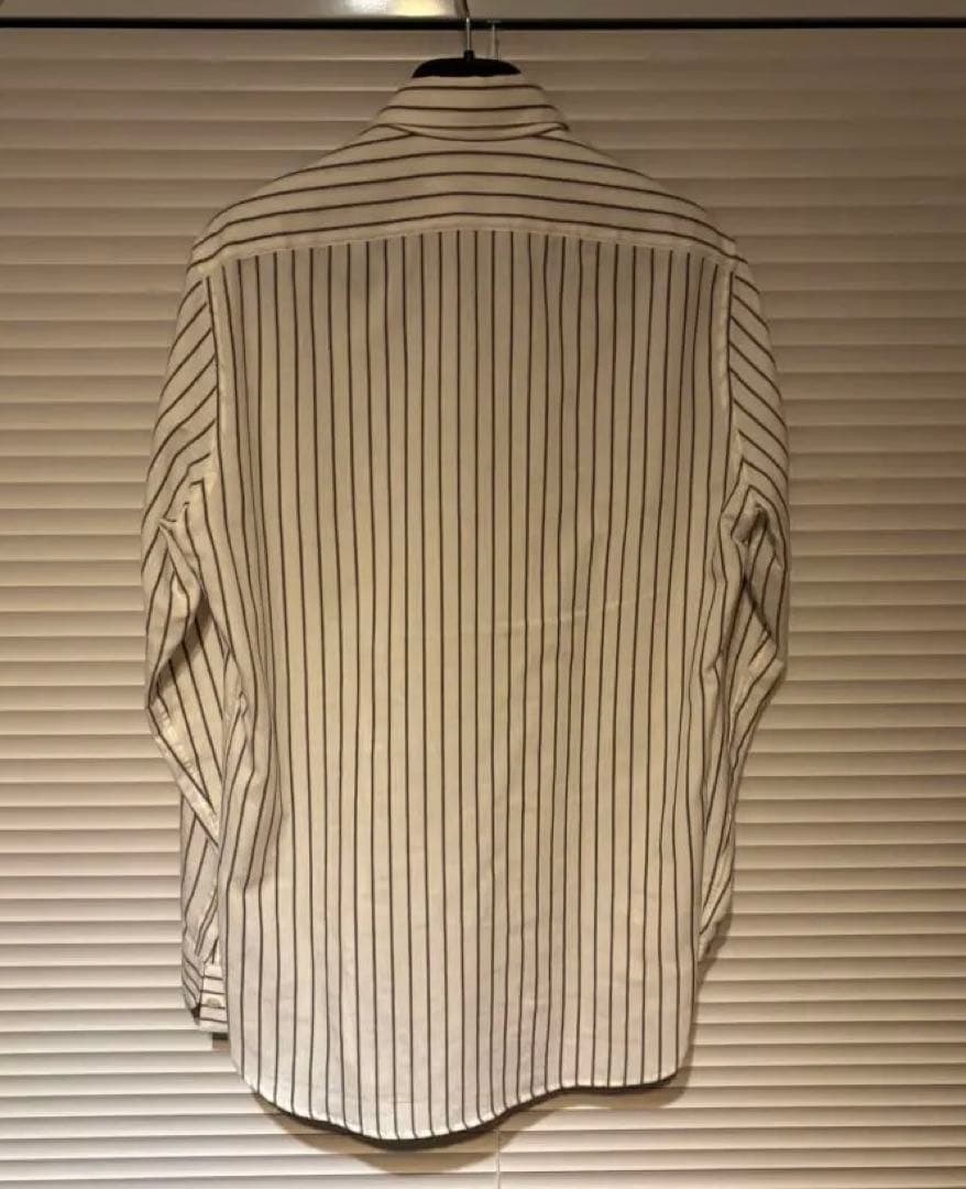 SAINT LAURENT ストライプ長袖シャツ サイズ36