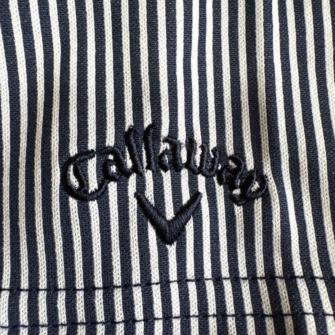 Callaway ストライプ ポロシャツ Lサイズ - メルカリ