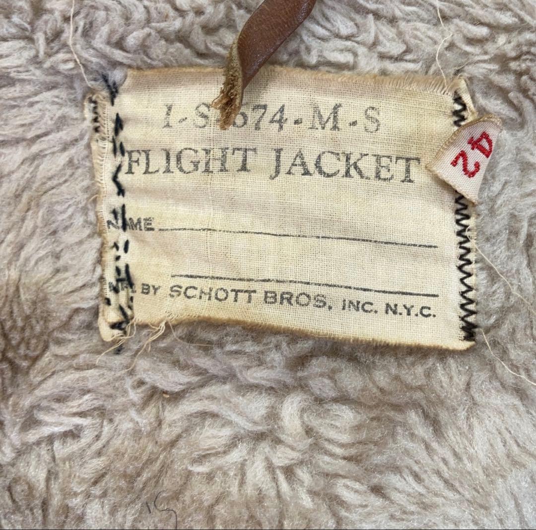 ショット 70-80s TALONジップ G-1フライトジャケット 42 - メルカリ