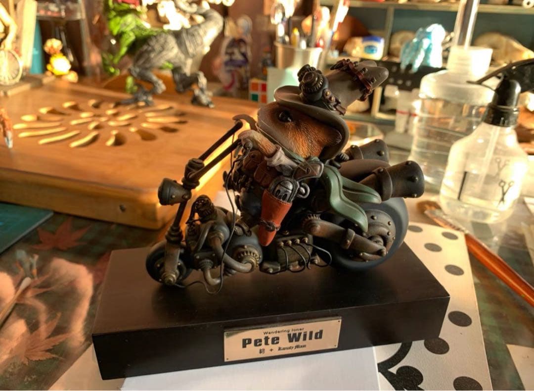 デザイナーズトイ 鎌田光司 ハムスターの機関車 赤版 トレトイフィギュア