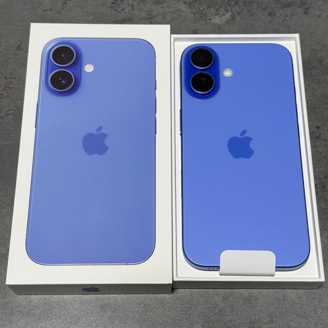 【美品】iPhone16 ウルトラマリン 128GB SIMフリー iPhone 16 128GB ウルトラマリンを購入 - Apple（日本）