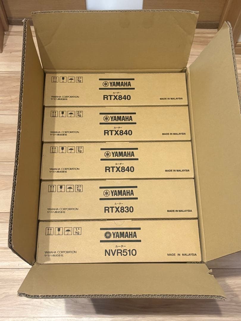 YAMAHA RTX840 3台RTX830 1台 NVR510 1台セット - メルカリ