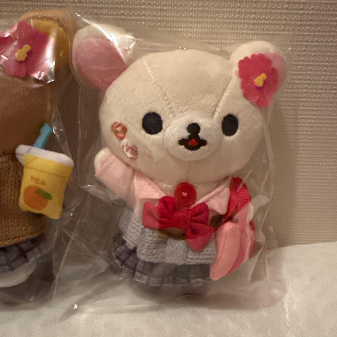 リラックマストア限定 ぶらさげぬいぐるみ JK 制服 ギャル 3点セット