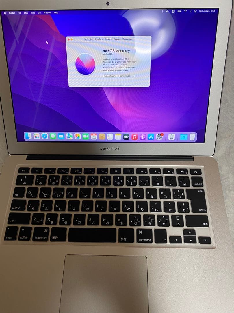 MacBook Air 13-inch,Early 2015 Corei7 Used Apple MacBook Air 13-inch 2.2GHz Core i7 (Early 2015)