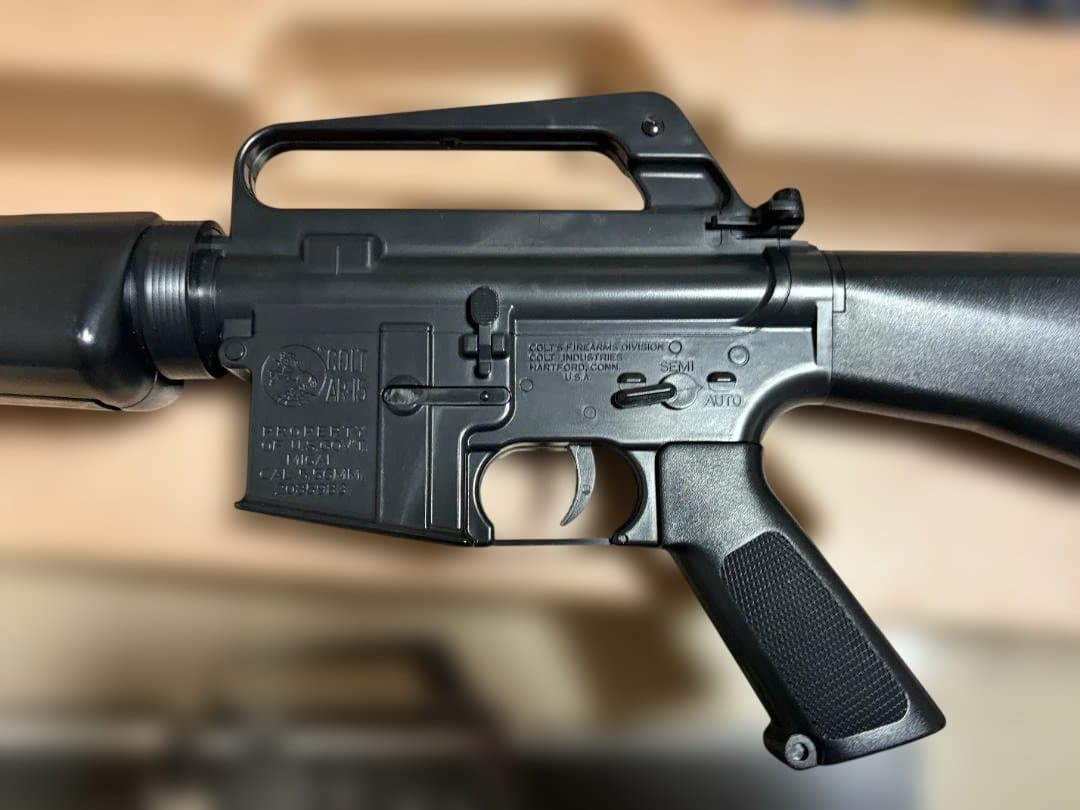 生産終了絶版品 マルイ エアーコッキングライフル コルト M16A1 状態