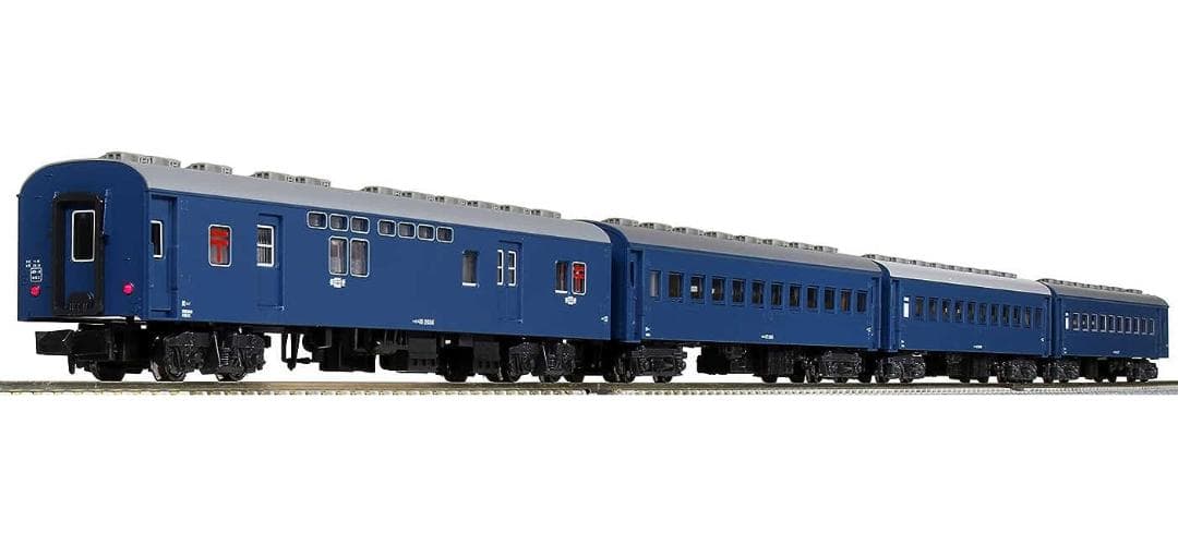 KATO 10-034-1 旧形客車 4両セット(ブルー)